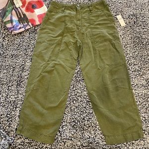 Anthropologie Cargo Pants NWT Size 30 Mid Rise